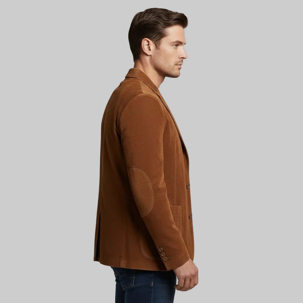 Blazer ajusté en velours