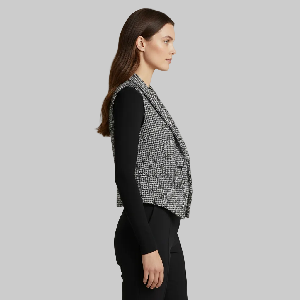 Gilet blazer sans manches