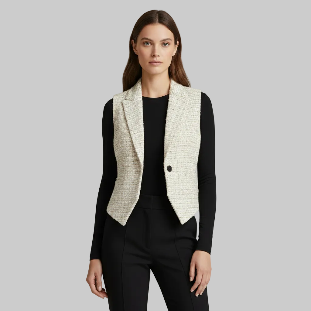 Gilet blazer sans manches
