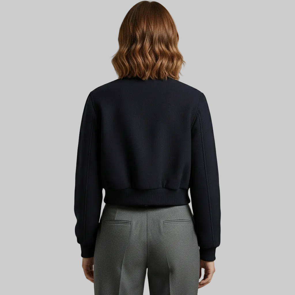 Blouson bomber court structuré