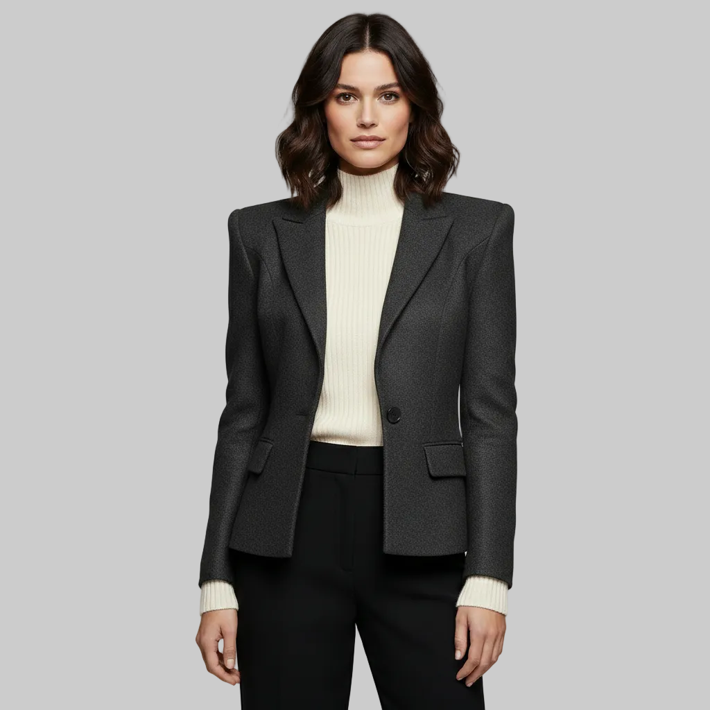 Blazer à bouton unique