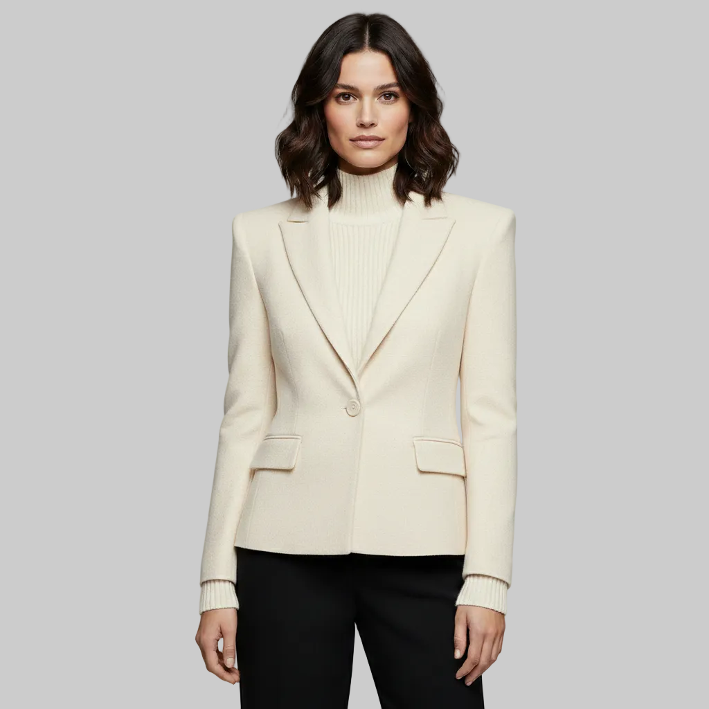 Blazer à bouton unique