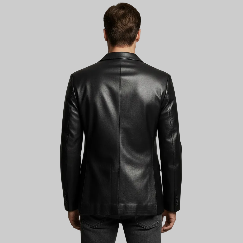 Blazer en cuir sur mesure