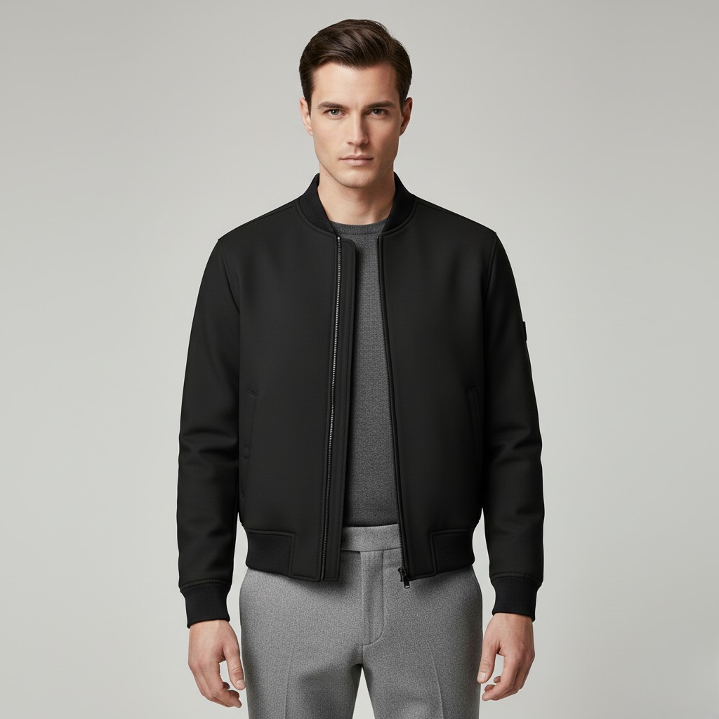 Blouson aviateur en néoprène