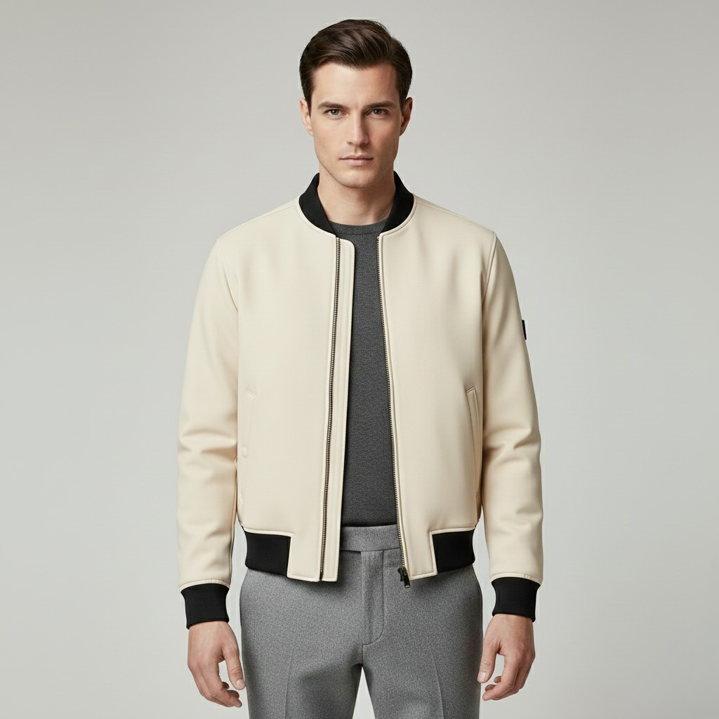 Blouson aviateur en néoprène